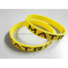 Free Design Letters and Numbers Theme Silicone Bracelets